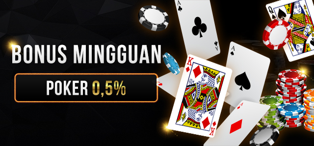 Bonus Mingguan Poker